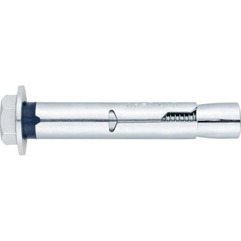 15 Chevilles métalliques anti-rotation vis tête hexagonale M6 x 45 mm (D. 8 mm) (1/2)