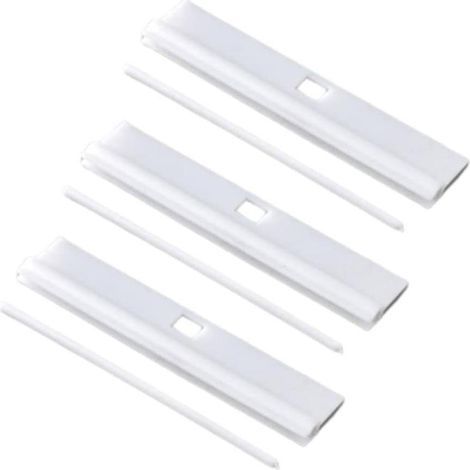 Vertikal Persiennhängare (89mm) Ersättning Vita Hängare för Lameller Louvre DIY Justerbara Vertikala Persienntillbehör 20-pack. (1/3)