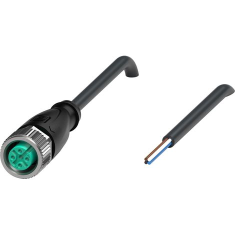 Pepperl+Fuchs Kabeldose V1-G-BK10M-PUR-U schwarz 4-polig M12 gerade