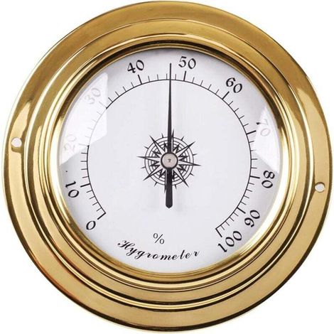 Barometro da parete - Termometro e igrometro - Orologio, XU, Temperatura e igrometro - Per uso interno ed esterno - Da parete - Termometro da parete - KZQ (1/4)