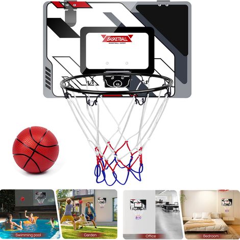 Basketballkorb, Basketballbrett mit Korb, Wandmontage, für Outdoor, Stahl (1/5)