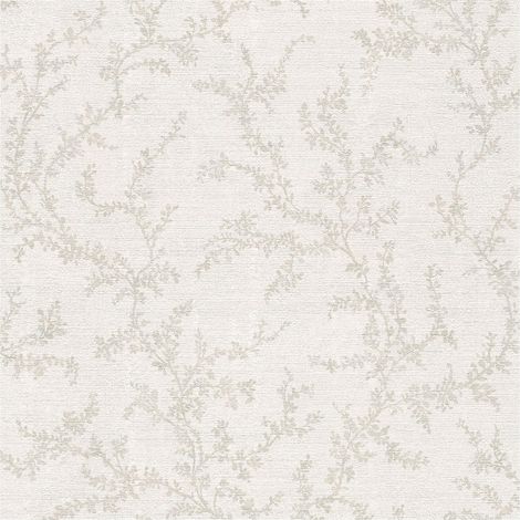 Nature wallpaper wall Profhome 790903 hot embossed non-woven wallpaper slightly textured with floral ornaments matt grey cream light grey 5,33 m2 (1/5)