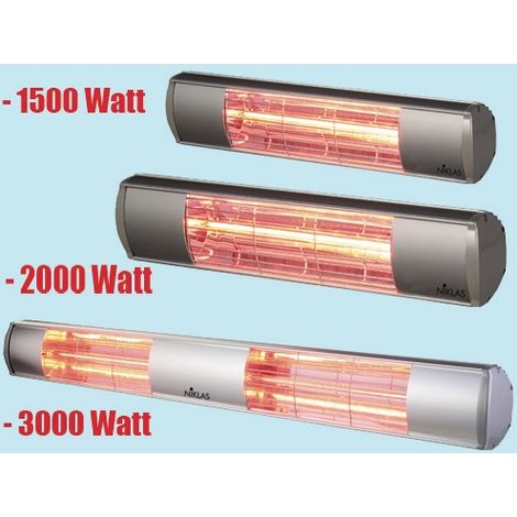 LAMPADA DI RICAMBIO 1500W PER TERMOPATIO INFRAROSSI NIKLAS