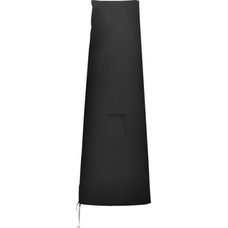 Sonnenschirm Schutzhülle für Sonnenshirm bis Ø400 cm Abdeckung Schirmschutzhaube mit Reißverschluss, Tasche Stab Oxfordstoff Schwarz 
On-Site