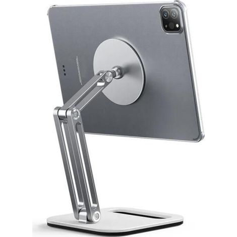 Support de tablette magnétique en métal, accessoires pour iPad Aspiration magnétique pour tablette Blanc (1/4)