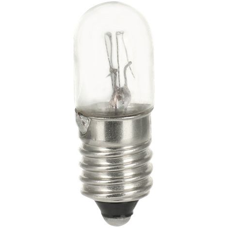 Busch-Jaeger Lampe à incandescence avec filetage E 10 pour signaux lumineux blanc Lampe à incandescence, 83 mA, 24 V AC/DC (8343), 2CKA001784A0263