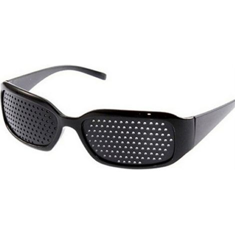 1 Paire Lunettes à petits trous,Plastique,Anti-fatigue,Sport,Vision naturelle (1/5)