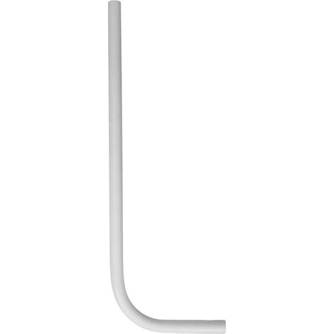 Geberit – Tube de chasse 28 mm droit blanc pour urinoirs – PVC à coller – Longueur 1m – Pour installations sanitaires professionnelles
