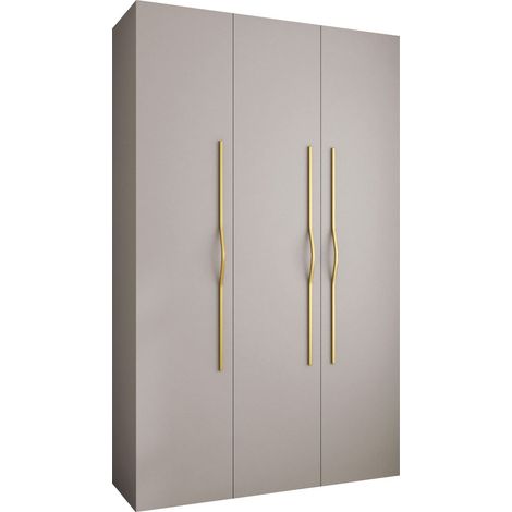 Armario Hartford 563, Cachemira, 246x150x52cm, Puertas de armario: Con bisagras, Número de estantes: 0 (1/5)
