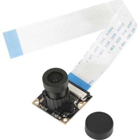 Carte de caméras HD, angle de vue de 72 °, puce OV5647, module de caméra d'installation facile, haute sensibilité pour Raspberry Pi B 3 2 (1/5)