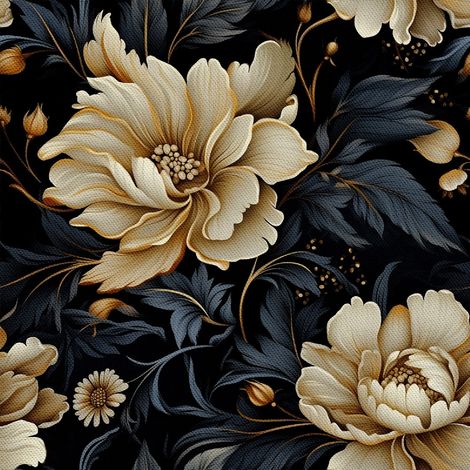 Tela decorativa para exteriores Oxford - Motivo floral I DX5496 (1/5)