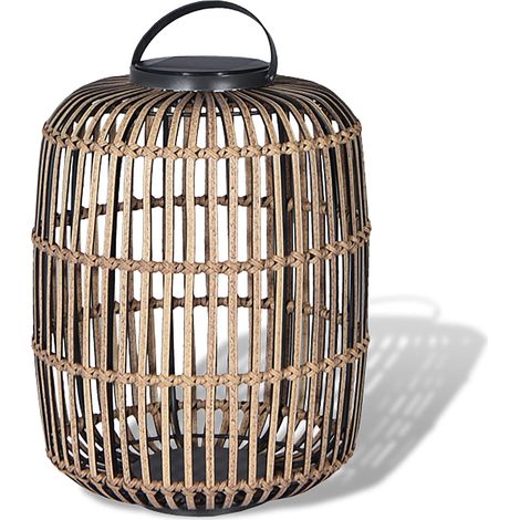 Lanterna Led con Pannello Solare Ø 39 x 48,5 cm in Alluminio Muses S (1/4)