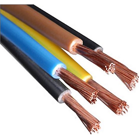 CABLE FLEXIBLE ELECTRICO 1X1,5MM. GRIS 100MT ROLLO