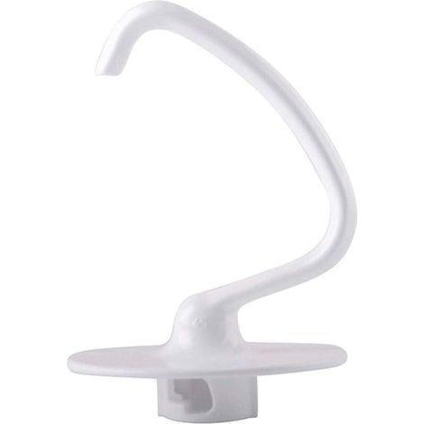 comtible Crochet pétrisseur K452DH pour robots culinaires KitchenAid 5KSM90, 5KSM45, 5K45, 5KSM150, 5KSM156, 5KSM125 et 5KSM175 (1/4)