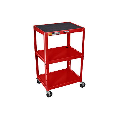 kaiserkraft Carrello in metallo portata 135 kg 3 ripiani