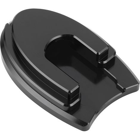Plaquette d'élargissement de béquille latérale pour Honda PCX 125/150 2018-2019, support de pied élargi noir (1/5)