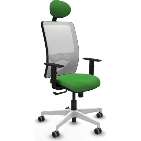Chaise de bureau piqueras y crespo Zulema blanc support lombaire (1/2)