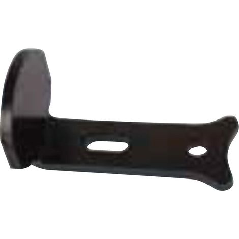 Torbel – Battement coudé pour persienne en acier traité noir – Résistant à la corrosion – Installation facile – Pour usage extérieur - CDE 2 TR (1/4)