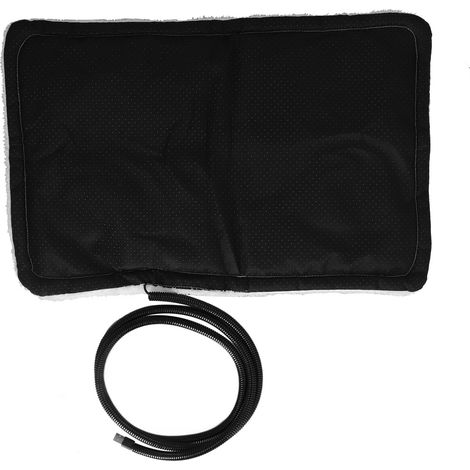 Tapis chauffant USB 10W pour chien et chat, alèse chauffante électrique anti-morsure 75x55cm, lit chauffant pour animaux domestiques (1/5)