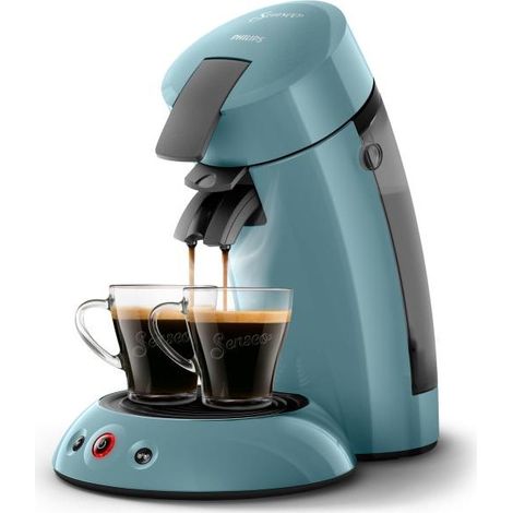 Philips – Cafetière à dosettes SENSEO Original – Booster d'arômes – Crema plus – 1 ou 2 tasses – Puissance 1450W – Écran tactile – Arrêt automatique