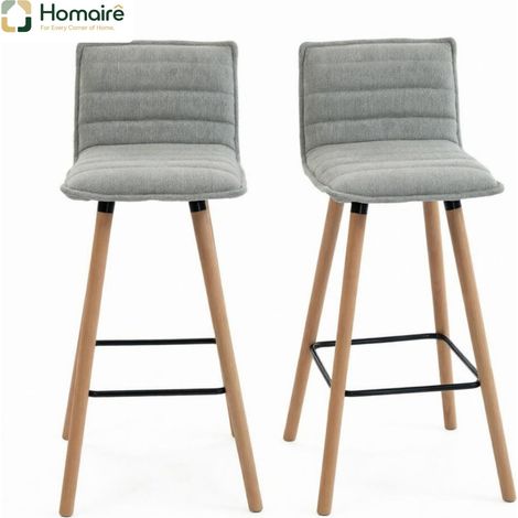 Barhocker in Grau 48 x 48 x 99,5 cm HOMAIRE (1/5)