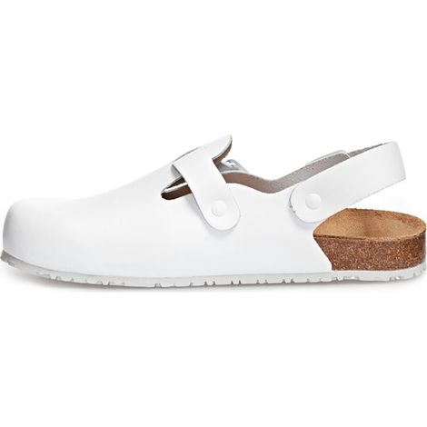 Abeba (8040) Clog Berufsschuhe Nature OB weiß 42