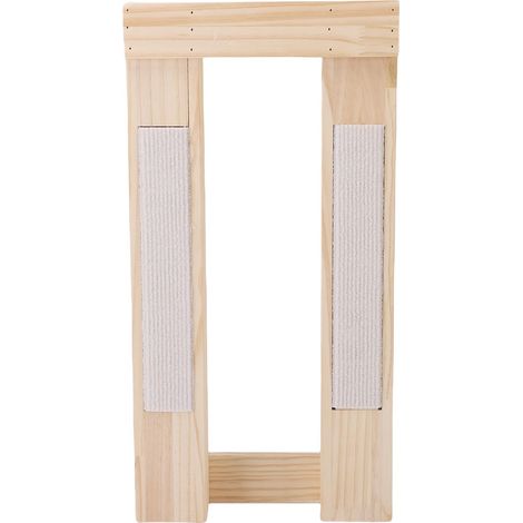 Banc d'accouplement pour chat en bois de pin, planche à gratter antidérapante, produits pour animaux de compagnie, accessoires pour coussin de pied bas (1/5)