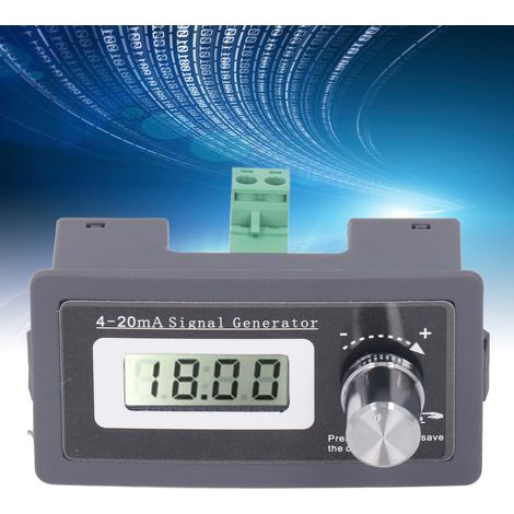 Générateur de signal 4-20 mA, transmetteur de capteur de boucle de courant passif à deux fils, haute précision et stabilité 15 V-30 V. (1/5)