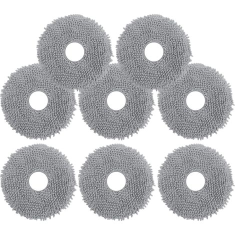 8 Stück Qrevo Serie Wischtücher Wischmopp für Roborock Saros 10R/Saros Z70/Qrevo Pro/Qrevo S,QV 35A/QV 35S,Qrevo S5V,Qrevo Curv/Edge,Qrevo Slim/Master Saugroboter,Waschbar und Wiederverwendbar Mop