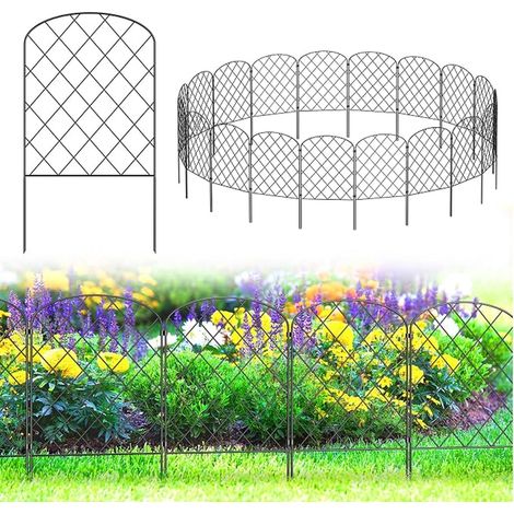Decorative Outdoor Metal Garden Fence 32cm L (1/5)