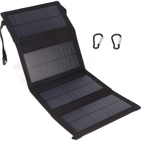 Panneau Solaire USB 20W, Chargeur de Cellules Solaires en (1/5)