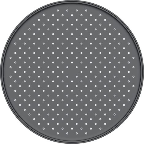 BERNSTEIN - Soffione doccia Rettangolare in ABS con effetto pioggia e getti anticalcare - Ø25,4cm - D2201R - Nero opaco	Nero opaco