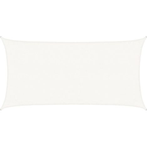 Toldo de vela blanco HDPE 160 g/m² 3x6 m vidaXL