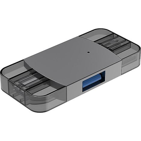Adaptateur OTG en métal amélioré pour téléphone portable Type-C et tablette (8 broches) (1/4)