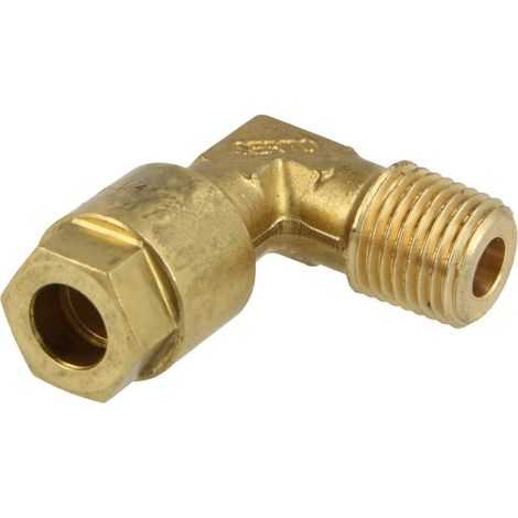 Raccord à visser coudé 8 mm x 1/4'' FM
