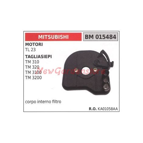 Luftfilterdeckel MITSUBISHI 2-Takt-Motor Bürstenmäher 015484