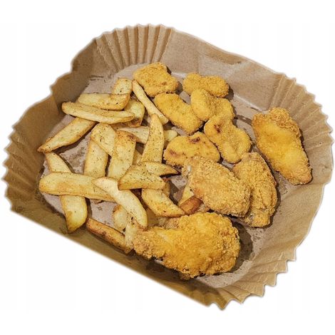 Papiereinlagen für Airfryer, 100 Stück, 20 x 20 cm (1/5)