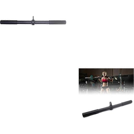 Poignée double pour machine à câbles de musculation, barre d'entraînement pour le dos (1/5)