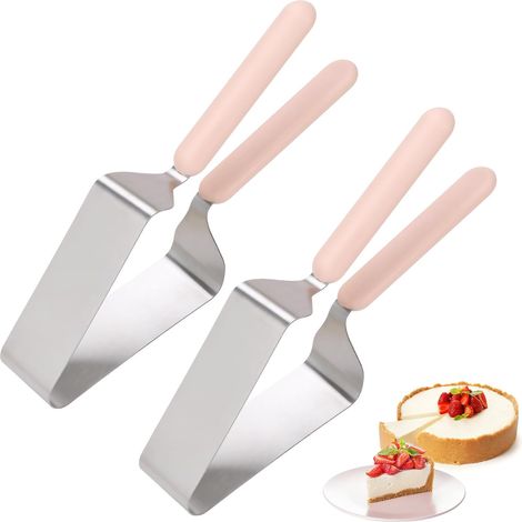 Pelle à gâteau multifonction en deux pièces coupe de précision et service direct, idéale pour les pizzas, gâteaux et tartes (1/5)