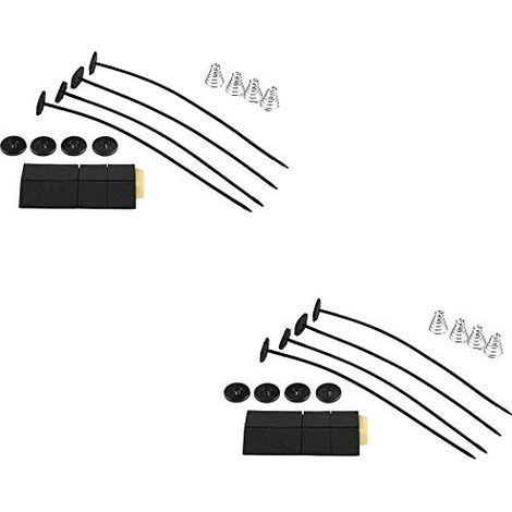 Universeller Montagesatz für flache elektrische Lüfter, mit Kunststoff-Befestigungsband für Kühler (2er-Set) (1/3)