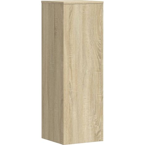 Supporto per piante porta fiori Sonoma 33 x 33 x 100 cm legno ingegnerizzato marrone 020045178