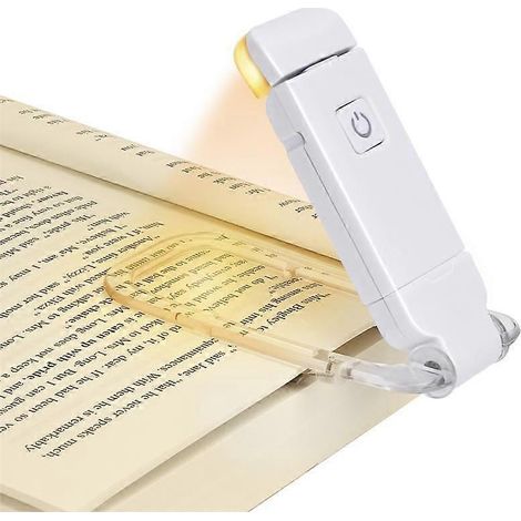 Wiederaufladbare LED-Leselampe mit USB-Anschluss, verstellbar, mit Zeichenklemme und Augenschutz. Tragbare Schreibtischlampe zum Lesen. (1/5)