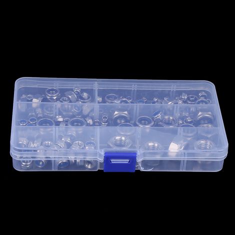 Kit d'assortiment de 165 écrous de blocage en acier inoxydable - Accessoires de fixation (1/5)
