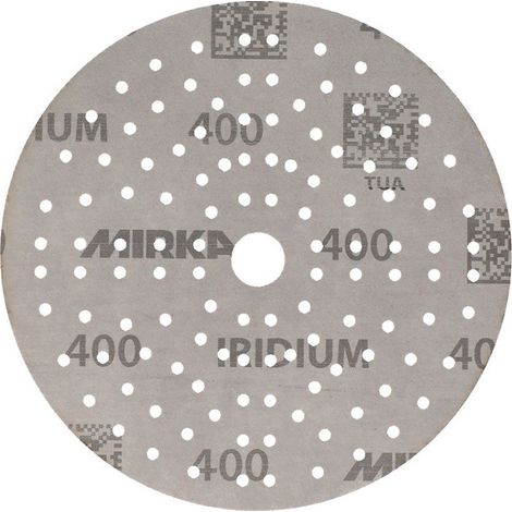 Disques abrasifs Iridium Ø 150 mm 121 trous Grain: 400 (1/2)