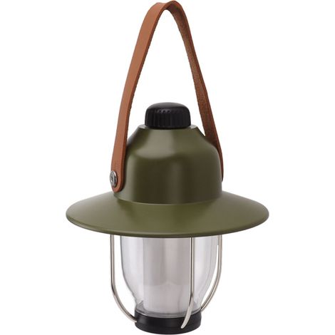 Wiederaufladbare LED-Campinglampe per USB, Tannenzapfen-Design, 3 Leuchtmodi, Laterne für Zelt und Outdoor-Aktivitäten, grüne Farbe (1/5)