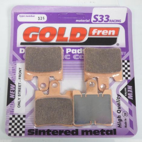 Plaquette de frein Gold Fren pour Scooter Daelim 125 Sl S1 2007 à (1/2)