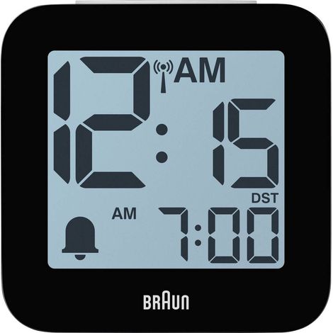 Braun 60076 électronique Réveil blanc grand écran (1/4)