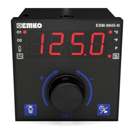 Emko ESM-9945-N regulador de temperatura negro preciso