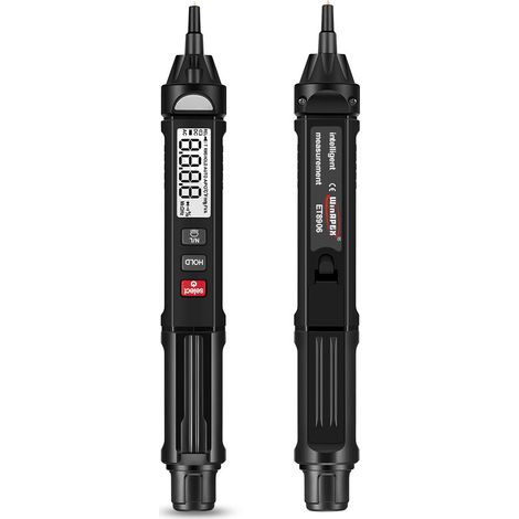 ET8906 1 Hz  10 MHz Grand écran Hz  10 MHz Mini multimètre intelligent portable True RMS numérique 3 en 1 (multimètre + stylo de test de tension + compteur de séquence de phase) Multimètre Mesure de t