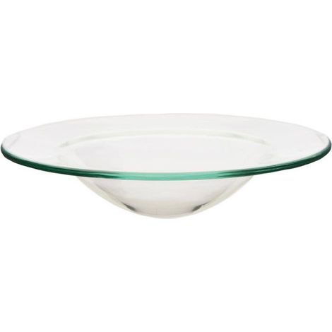 Coupelle en Verre - PUCKATOR - Brûleur à Huile - 12x2.5 cm - Blanc - Mixte
